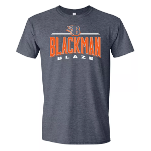 Pel Athletic Pel Athletic Men's Blackman High School Navy T-Shirt, XXL, Blue - $29.99 at DICK'S Sporting Goods