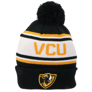 League-Legacy League-Legacy Adult VCU Rams Black Pom Knit Beanie, Men's - $18.74 at DICK'S Sporting Goods