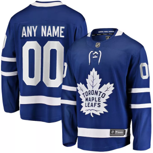 NHL Men's Custom Toronto Maple Leafs Breakaway Home Jersey, Small, Blue