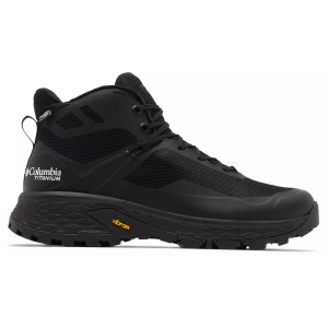 Columbia Men's Tellurix Titanium OutDry Waterproof Mid Hiking Shoes, Size 9, Black/Black