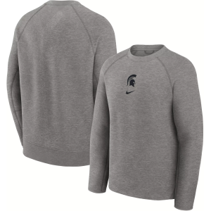 Jordan Jordan Men's Michigan Wolverines Tech Fleece Crewneck Sweatshirt, Small, Gray - $125.00 at DICK'S Sporting Goods