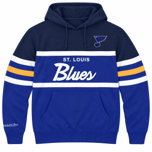 Profile Varsity Men's St. Louis Blues Head Coach Big and Tall Hoodie, 2XLT, White