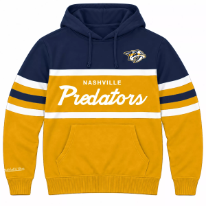 Profile Varsity Men's Nashville Predators Head Coach Big and Tall Hoodie, 3XLT, White
