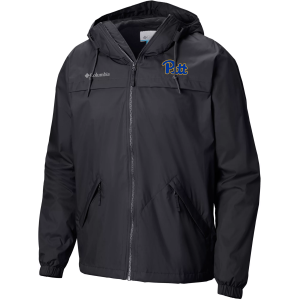Columbia Men's Pitt Panthers Full Zip Oroville Jacket, XL, Black