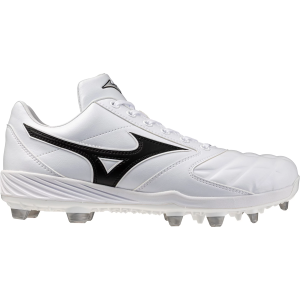 Mizuno Pro Select TPU Baseball Cleats, Size 9, White