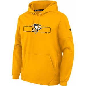 NHL Men's Pittsburgh Penguins Alternate Poly Pullover Hoodie, Small, Yellow