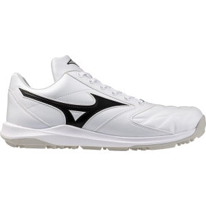 Mizuno Pro Select Turf Baseball Shoes, Size 9.5, White/Black
