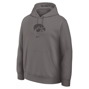 Nike Nike Adult Iowa Hawkeyes Washed Club Fleece Pullover Hoodie, Men's, Small, Gray - $100.00 at DICK'S Sporting Goods