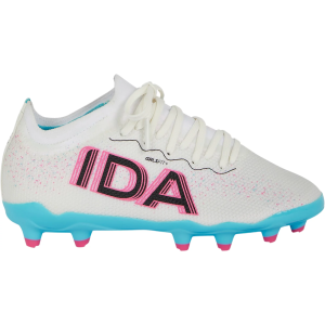 IDA Kids' Next Gen Rising Star FG/AG Soccer Cleats, Size 2, White/Blue