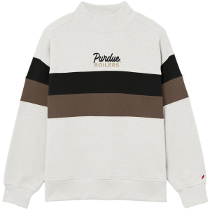 League-Legacy League-Legacy Women's Purdue Boilermakers Colorblock Mockneck Sweatshirt, Large, White - $74.99 at DICK'S Sporting Goods