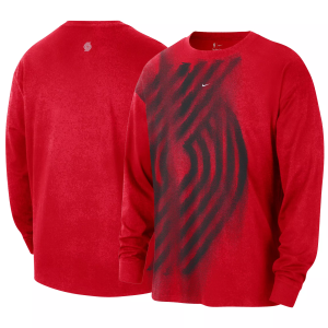 Nike Nike Adult Portland Trail Blazers Worn With Obsession Essential Game Theater Anthem Long Sleeve Shirt, Men's, Large, Red - $65.00 at DICK'S Sporting Goods