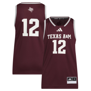 adidas Youth Texas A&M Aggies Swingman Basketball Jersey, Small, Red