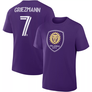 MLS Adult Orlando City Antoine Griezmann T-Shirt, Men's, XXL, Purple