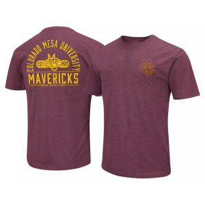 Colosseum Men's Colorado Mesa Mavericks Playbook T-Shirt, XL, Red
