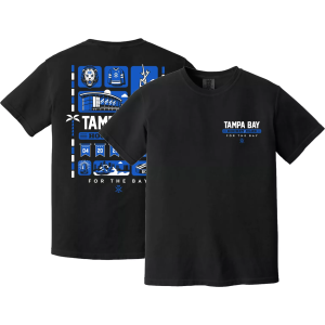 For The Bay Clothing Co. For the Bay Clothing Co. Men's Tampa Bay Hockey Grid T-Shirt, Small, Black - $34.00 at DICK'S Sporting Goods