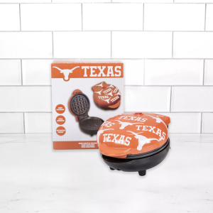 Uncanny Brands Texas Longhorns Mini Waffle Maker, Orange