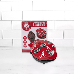 Uncanny Brands Alabama Crimson Tide Mini Waffle Maker, Red