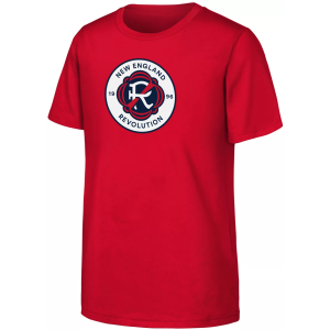 Outerstuff MLS Team Apparel Youth New England Revolution Primary Team Logo T-Shirt, Small, Red - $25.00 at DICK'S Sporting Goods
