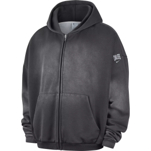 Nike Adult Cleveland Cavaliers Worn With Obsession Standard Issue Travel Therma Fleece Full-Zip Hoodie, Men's, XXL, Gray