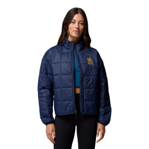 Columbia Women's Notre Dame Fighting Irish Sienna Hill Full-Zip Quilted Jacket, Small, Blue