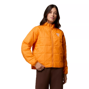 Columbia Women's Tennessee Volunteers Sienna Hill Full-Zip Quilted Jacket, Small, Orange