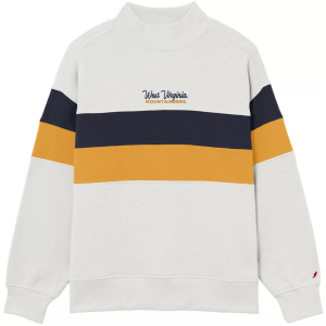 League-Legacy League-Legacy Women's West Virginia Mountaineers Colorblock Mockneck Sweatshirt, XL, White - $74.99 at DICK'S Sporting Goods