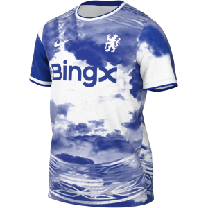Nike Adult Chelsea FC White 2026 Home Prematch Jersey, Men's, Large