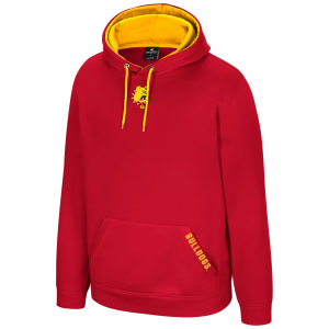 Colosseum Men's Ferris State Bulldogs Promo Player Hoodie, Red