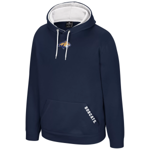Colosseum Men's Montana State Bobcats Promo Player Hoodie, Small, Blue