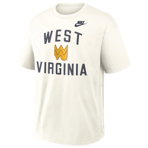 Nike Men's West Virginia Mountaineers Max90 Legacy T-Shirt, Small, Blue