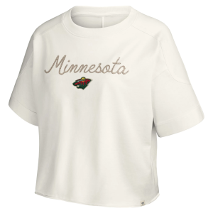 Fanatics NHL Women's Minnesota Wild Signature Off White NHL T-Shirt, XL - $50.00 at DICK'S Sporting Goods