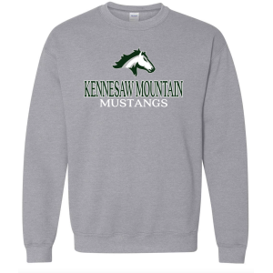 Pel Athletic Pel Athletic Men's Kennesaw Mountain High School Grey Crewneck Sweatshirt, Small, Gray - $31.99 at DICK'S Sporting Goods
