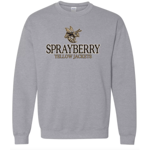 Pel Athletic Pel Athletic Men's Sprayberry High School Grey Crewneck Sweatshirt, Small, Gray - $31.99 at DICK'S Sporting Goods