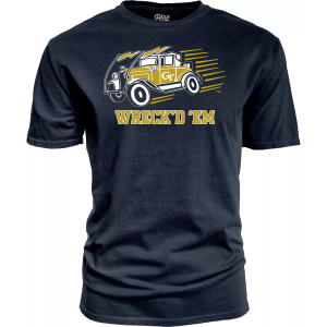 Blue 84 Blue 84 Adult Georgia Tech Yellow Jackets Wreck'd 'Em T-Shirt, Men's, Small - $35.00 at DICK'S Sporting Goods