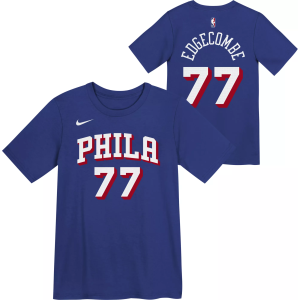 Jordan Jordan Youth Philadelphia 76ers V.J. Edgecombe T-Shirt, Size 4 - $28.00 at DICK'S Sporting Goods