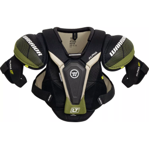 Warrior Junior Alpha Lite Shoulder Pads, Medium, Black