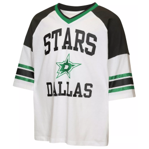 Outerstuff NHL Girls' Dallas Stars White Uplifter T-Shirt, Small - $32.00 at DICK'S Sporting Goods