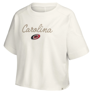 NHL Women's Carolina Hurricanes Signature Off White NHL T-Shirt, XL