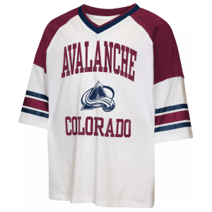 Outerstuff NHL Girls' Colorado Avalanche White Uplifter T-Shirt, Small - $32.00 at DICK'S Sporting Goods