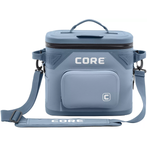 CORE CLIMAKEEP Magnetic 12-Can Soft Cooler, Blue