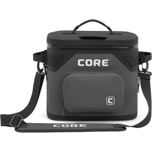 CORE CLIMAKEEP Magnetic 12-Can Soft Cooler, Charcoal