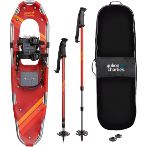 Yukon Charlie's Adult Trail Snowshoe and Trekking Pole Kit, No Size, Aluminum