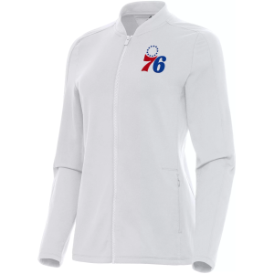 Antigua Antigua Women's Philadelphia 76ers White Continual Jacket, XL - $106.99 at DICK'S Sporting Goods