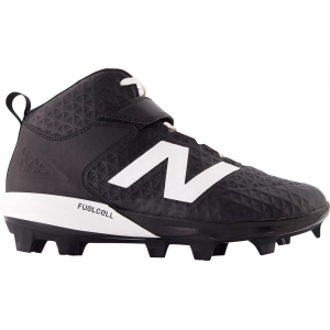 New Balance FuelCell 4040 V8 Mid TPU Baseball Cleats, Size 6.5, Black/White