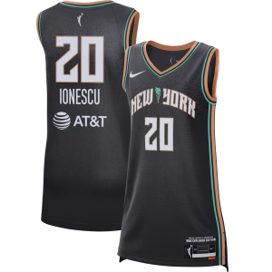 Nike Adult New York Liberty Sabrina Ionescu #20 Black Victory Explorer Jersey, Men's, Small