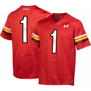 Under Armour Youth Maryland Terrapins Stefon Diggs #1 Red Replica Football Jersey, Medium
