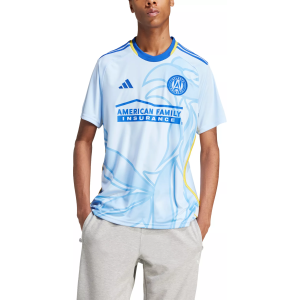 adidas Adult Atlanta United 2024 Secondary Replica Jersey, Men's, Medium, Blue