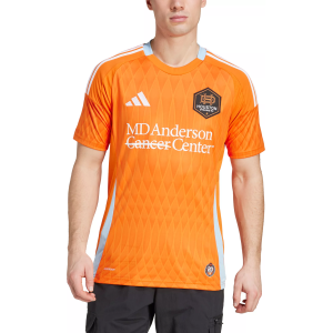adidas Adult Houston Dynamo 2025 Primary Replica "Season 20 Jersey" Jersey, Men's, Small, Orange