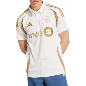 adidas Adult Los Angeles FC 2025 Secondary Replica Jersey, Men's, Small, White