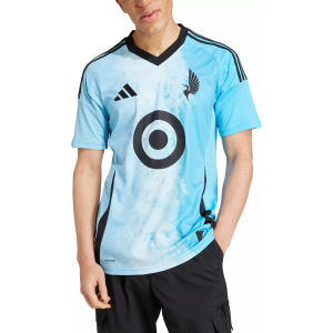 adidas Adult Minnesota United FC 2025 Secondary Replica "Convergence" Jersey, Men's, Small, Blue
